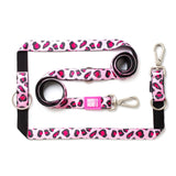 Max & Molly Original Multifunktionsleine Leopard Pink