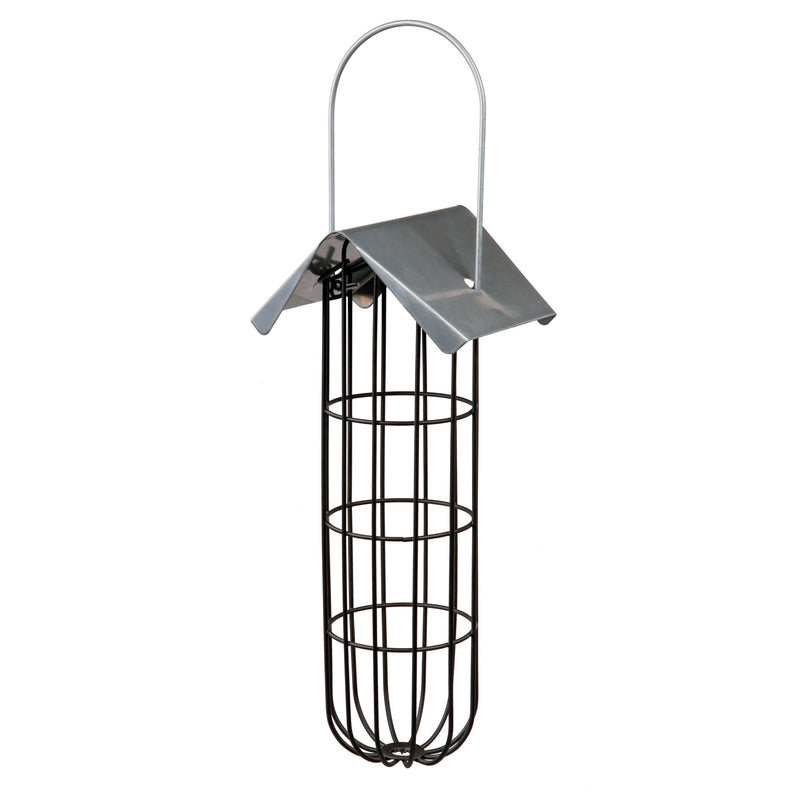 Meisenknödelhalter aus Metall zum Aufhängen – 11 × 25 × 10 cm, schwarz