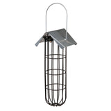 Meisenknödelhalter aus Metall zum Aufhängen – 11 × 25 × 10 cm, schwarz