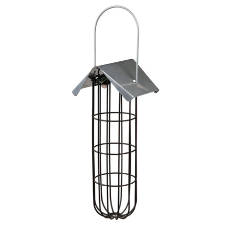 Meisenknödelhalter aus Metall zum Aufhängen – 11 × 25 × 10 cm, schwarz