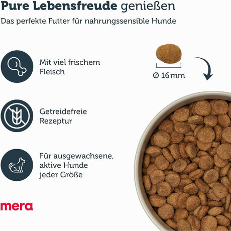 Meradog Pure Sensitive Truthahn & Kartoffel Hundefutter