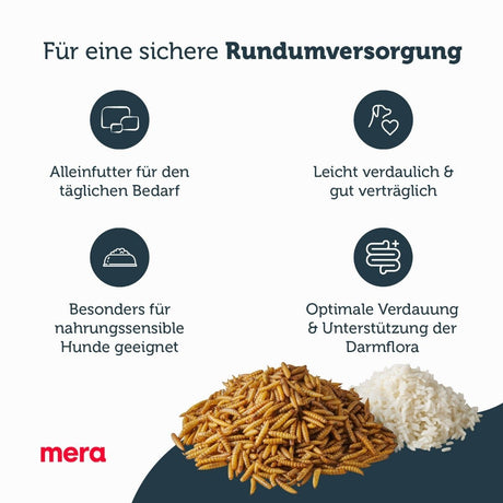 Mera Dog Pure Sensitive Insect Protein Hundefutter