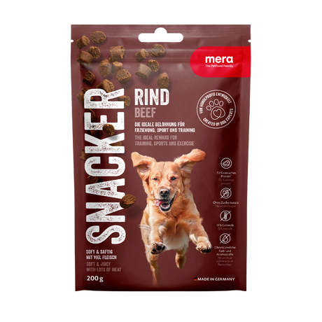 Mera Dog Snacker Hundesnacks – Rind 200g