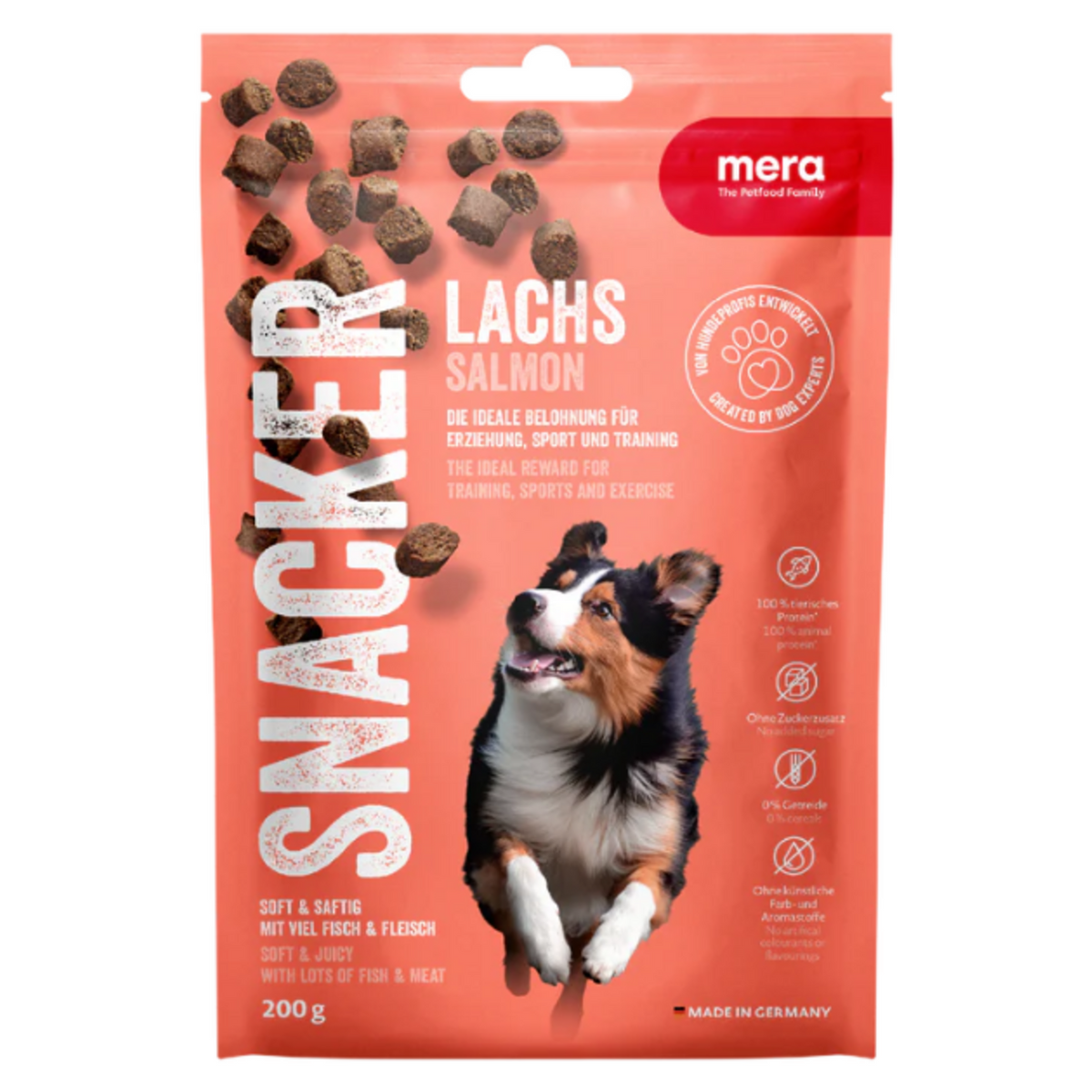 Mera Dog Snacker Hundesnacks – Lachs 200g