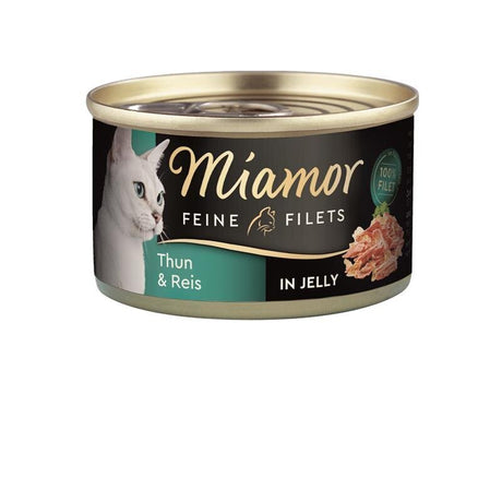 Miamor Feine Filets Dosen Katzenfutter – Thunfisch & Reis 24x100g
