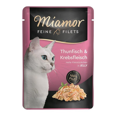 Miamor Feine Filets Frischebeutel – 24x100g Thun & Krebs