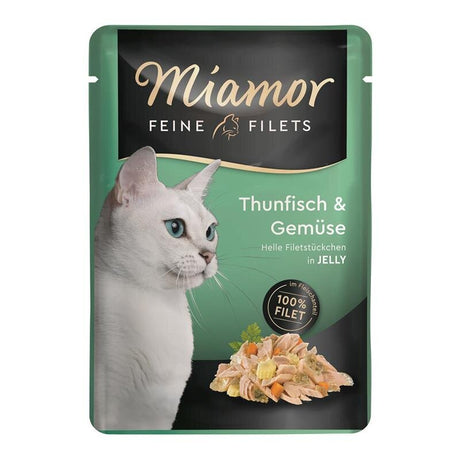 Miamor Feine Filets Frischebeutel – 24x100g Thun & Gemüse