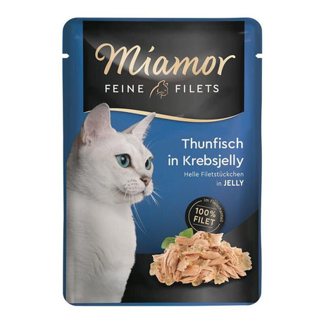 Miamor Feine Filets Frischebeutel – Thunfisch in Krebsjelly 24x100g