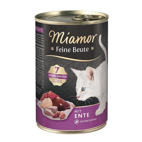 Katzen Futter in Dose Feine Beute – Ente 12x400g