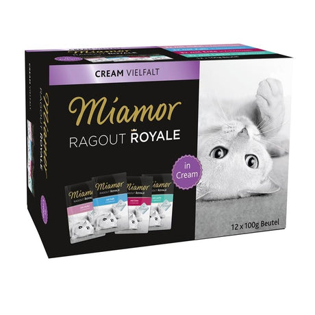 Miamor Ragout Royale Cream Vielfalt Multipack Katzenfutter – 12x100g