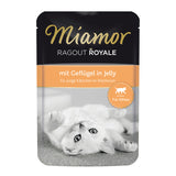 Miamor Ragout Royale Kitten Katzenfutter – mit Geflügel 22x100g