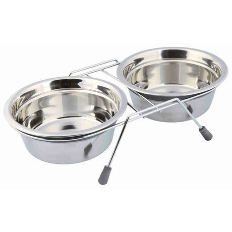 Napf-Set Eat on Feet mit Klapperschutz