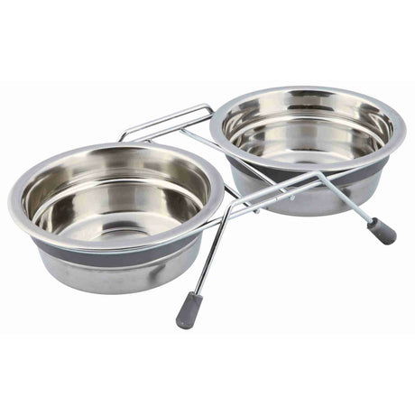 Napf-Set Eat on Feet mit Klapperschutz