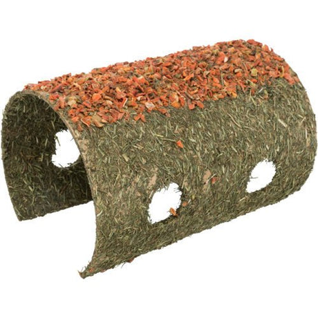 Kleintierhöhle zum Nagen – aus Getreide mit Karotte, 21 × 16 × 30 cm, 800 g