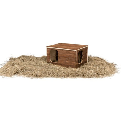 Natural Living Haus Hilke mit integrierter Heuraufe
