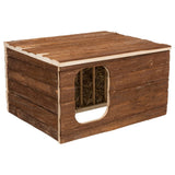 Natural Living Haus Hilke mit integrierter Heuraufe