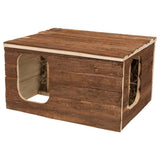 Natural Living Haus Hilke mit integrierter Heuraufe