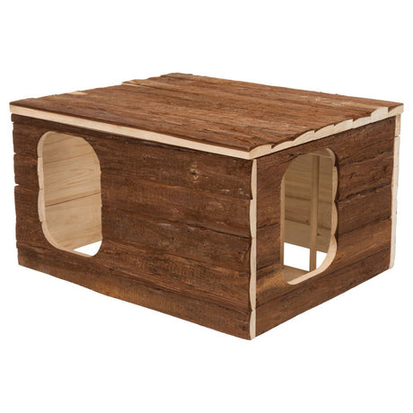 Natural Living Haus Hilke mit integrierter Heuraufe