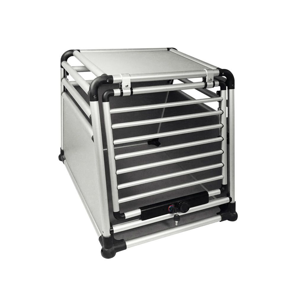 Nobby Aluminium Autotransportbox Round Corner – T x B x H: 85 x 65 x 65 cm