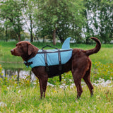 Hunde Schwimmweste Sharki mit Haifischflossen
