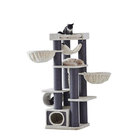 Kratzbaum Chilo – 165 cm, grau, cream