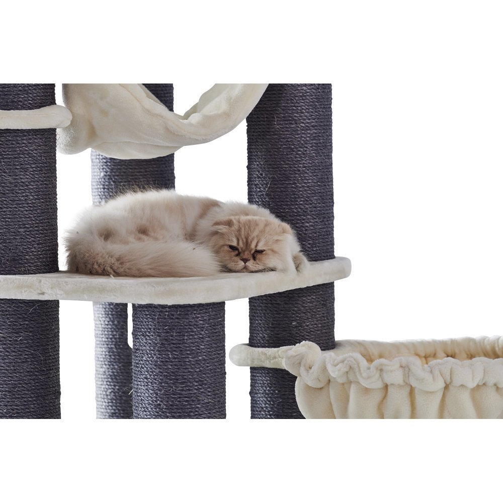 Kratzbaum Chilo – 165 cm, grau, cream