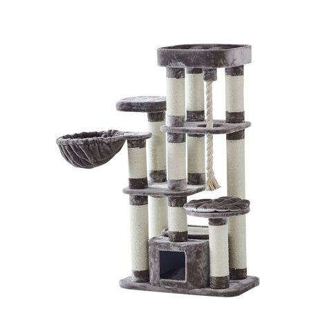 Nobby Kratzbaum Fredo – 85 x 50 x 158 cm, cappuccino/grau