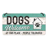 Nostalgic-Art Dogs Welcome – 10 x 20 cm