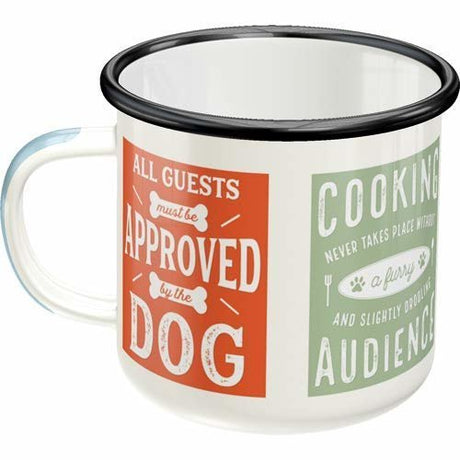 Nostalgic-Art Emaille-Becher Dog Rules