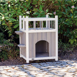 natura Katzen Haus mit Balkon