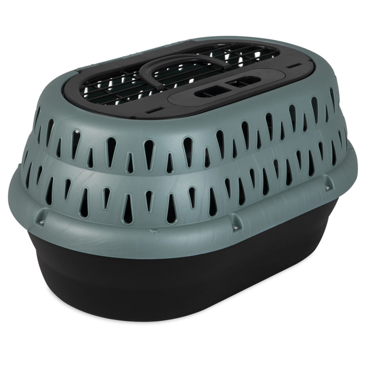 Katzen Hunde Transportbox Top Load – Pearl Green Frost