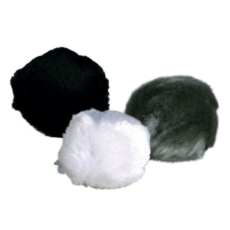 Plüsch-Ball mit Schelle & Catnip für Katzen – ø 3 cm