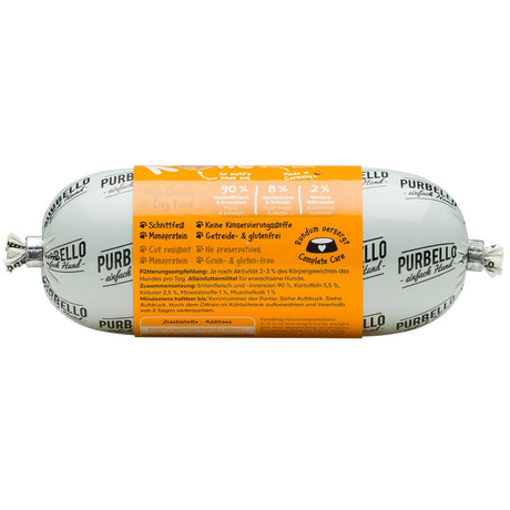 PurBello Hundewurst Hundefutter – Ente 200g