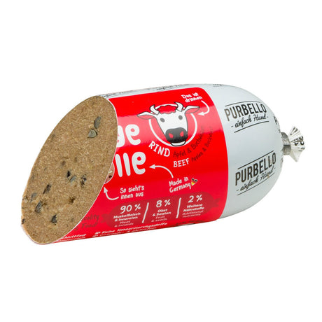 PurBello Hundewurst Hundefutter – Rind 200g