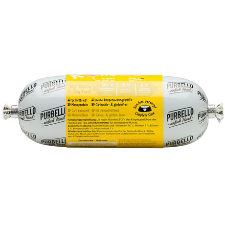PurBello Hundewurst Hundefutter – Huhn 200g