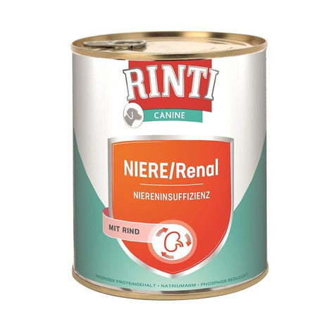 Rinti Canine Renal Nierendiät – 6x800g Rind