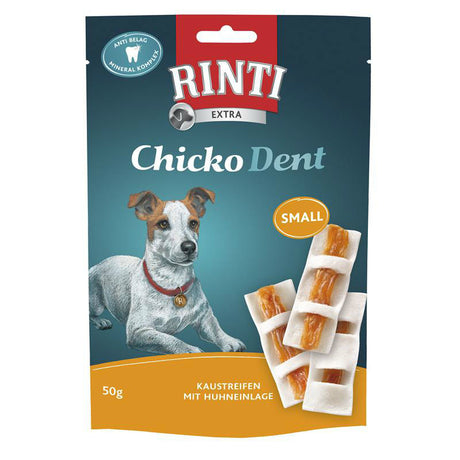Rinti Chicko Chew Dent Kausnack für Hunde – Huhn 50g, Small