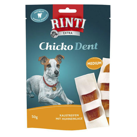 Rinti Chicko Chew Dent Kausnack für Hunde – Huhn 50g, Medium