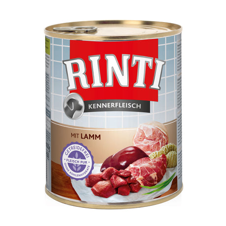 Rinti Kennerfleisch Hundefutter – 12 x 800g Lamm