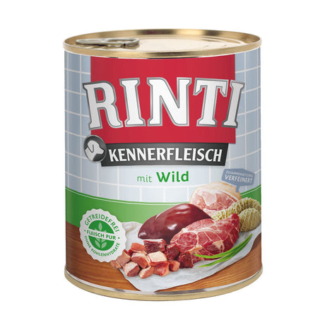 Rinti Kennerfleisch Hundefutter – 12 x 800g Wild