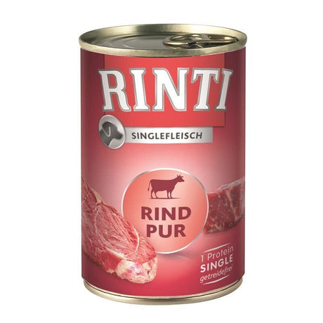Singlefleisch Hundefutter Dose – 12 x 400 g Rind pur
