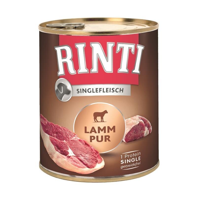 Singlefleisch Hundefutter Dose – 6 x 800 g Lamm pur