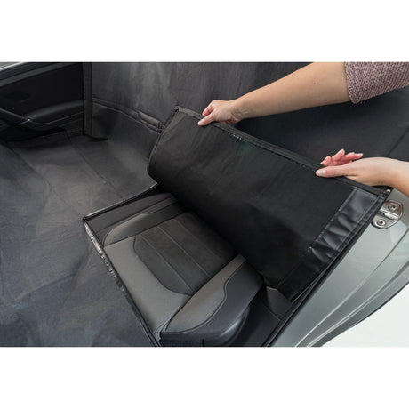 Rücksitz Auto-Schondecke teilbar mit Kopfstützen-Schutz