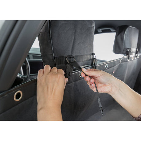 Rücksitz Auto-Schondecke teilbar mit Kopfstützen-Schutz