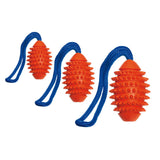 Ruffus Vollgummi Aqua Boomer Football Hundespielzeug am Seil