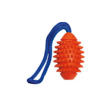 Ruffus Vollgummi Aqua Boomer Football Hundespielzeug am Seil