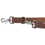 Rustic Fettleder-Verlängerungsleine für Hunde
