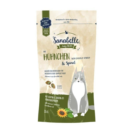Knusperkissen Snack – Huhn/Spinat, 55 g