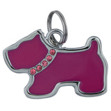 Schmuck Adressanhänger Hund – Knochen, 3,5 × 2 cm
