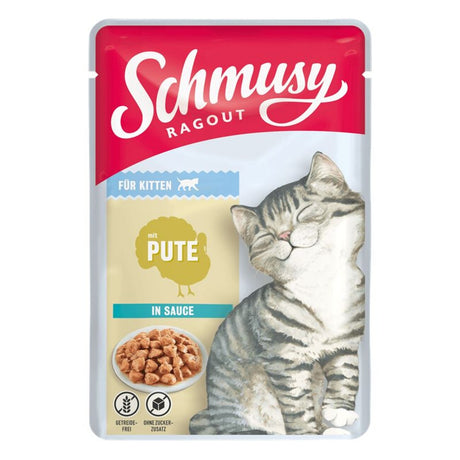 Schmusy Ragout Kitten Katzenfutter in Sauce